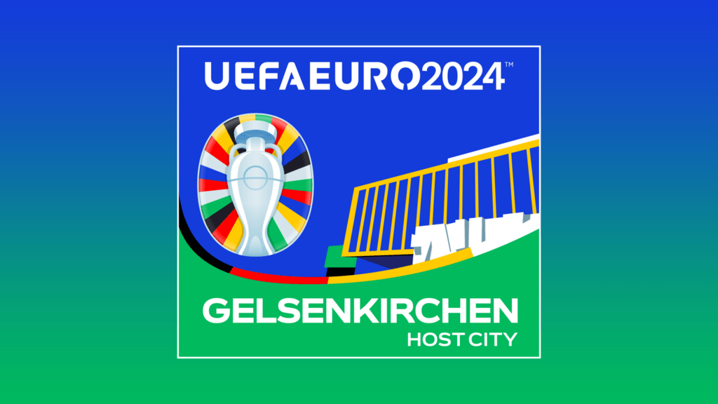UEFA EURO 2024 Logo Gelsenkirchen