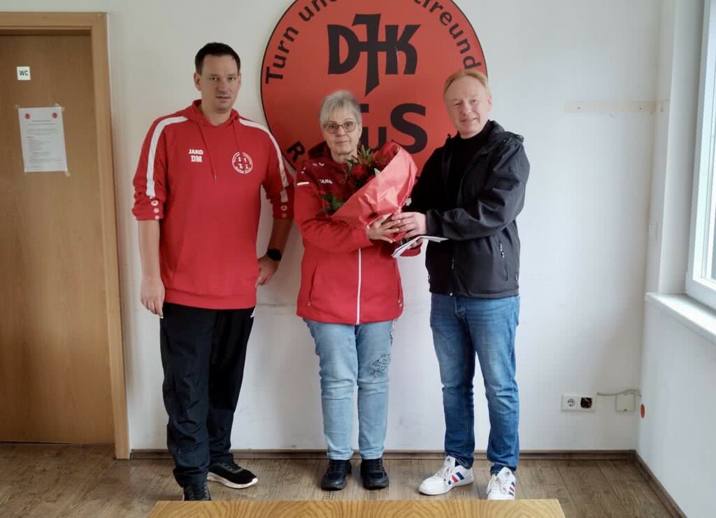 Ehrung der Kreissiegerin des Ehrenamtspreises: Kerstin Sievers (TuS Rotthausen) ausgezeichnet