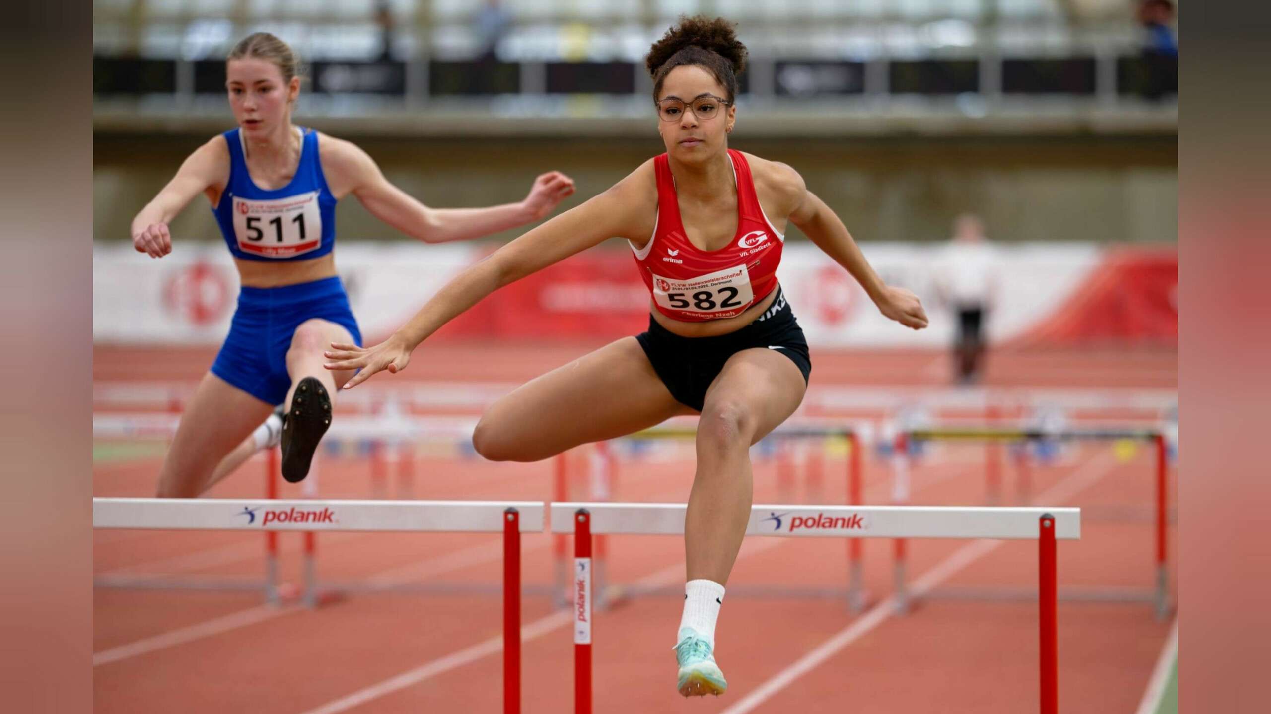 Das Ziel im Blick: Charlene Nzeh