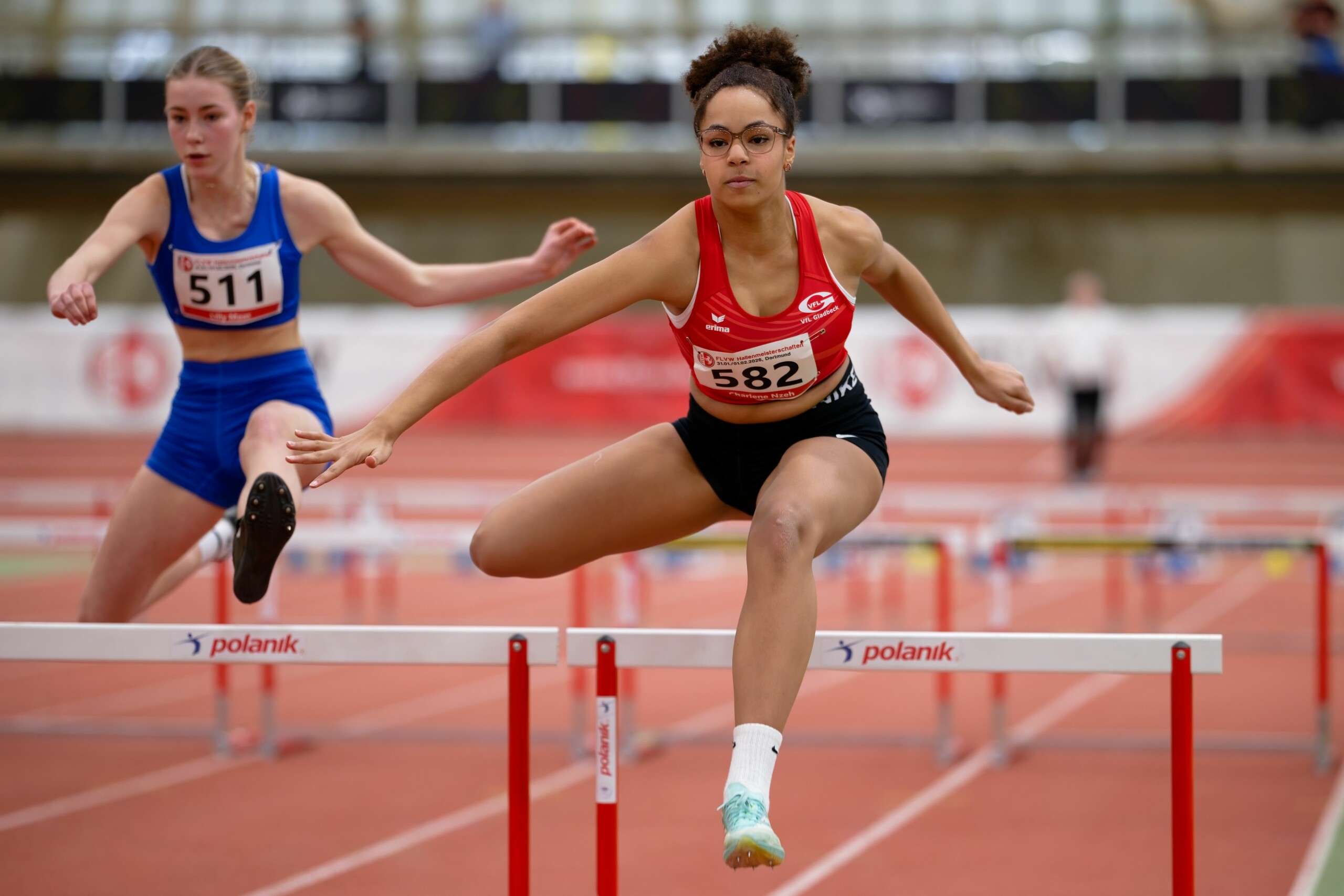 DAs Ziel im Blick: Charlene Nzeh