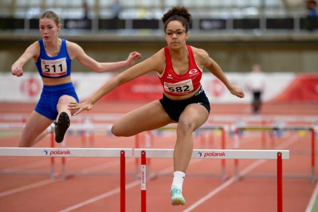 DAs Ziel im Blick: Charlene Nzeh
